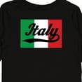 thumbnail image 4 of Inktastic Italy Flag Boys or Girls Long Sleeve Toddler T-Shirt, 4 of 5