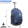 thumbnail image 6 of J World Boys and Girls Sunny 17" Kids Rolling Backpack for School and Travel, Game, 6 of 6