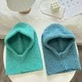 thumbnail image 5 of SikaFu Winter Balaclava Hats For Men&Women Knitted Hooded Caps Outdoor Thicken Warm Beanie Hat Unisex One-Piece Neck Collar Beanies Cap, 5 of 6