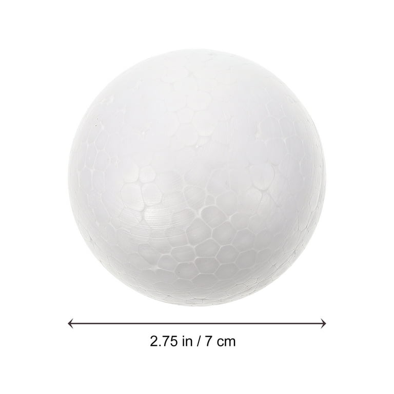 Bright Creations 1-Inch Foam Balls, Small White Spheres for DIY