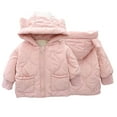 thumbnail image 7 of Esaierr Kids Baby Boys Girls Winter Fleece Jacket Kids Warm Hooded Cotton Outwear Coat Toddler Padded Thickened Warm Jacket Outerwear Cotton Clothes With Hoods for 1- 5T, 7 of 7