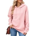 thumbnail image 3 of Shine Up Womens Hoodies Casual Hooded Sweatshirts Oversized Pullover Long Sleeve Ladies Tops with Pocket, 3 of 5
