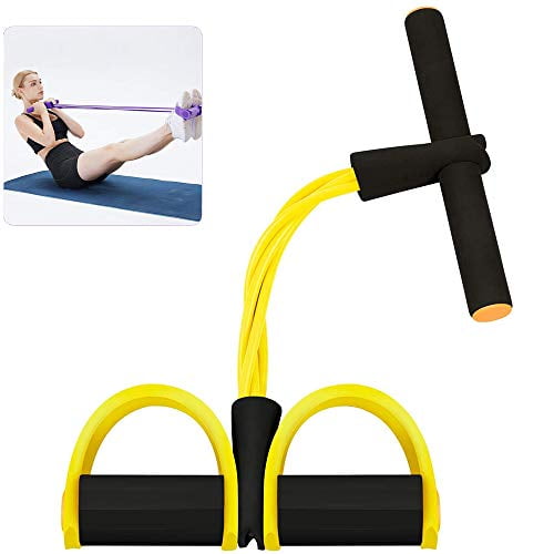 Bodybuilding Fitness Foot Pedal Pull Rope Resistance Exercise Yoga Sit up Rope 