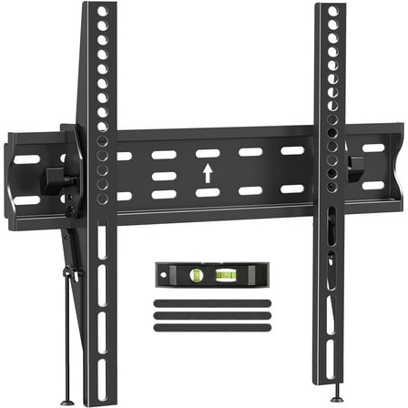 HOMOUNT TV Wall Mount, Tilting TV Bracket for Most 26"-60" TVs, Low Profile TV Mount, Fits 12" to 16" Stud, Max VESA 400x400mm up to 100 lbs