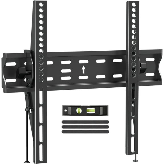 HOMOUNT TV Wall Mount, Tilting TV Bracket for Most 26"-60" TVs, Low Profile TV Mount, Fits 12" to 16" Stud, Max VESA 400x400mm up to 100 lbs