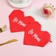 thumbnail image 5 of Servilletas de papel desechables para San Valentín (paquete de 5, 100 hojas), color rojo, rosa, blanco y morado | Vajilla absorbente biodegradable para fiestas, bodas y aniversarios, 5 of 6