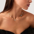 thumbnail image 2 of Collar LADYGD Chapado en Oro 14K con Perla y Turquesa 40 cm, 2 of 6