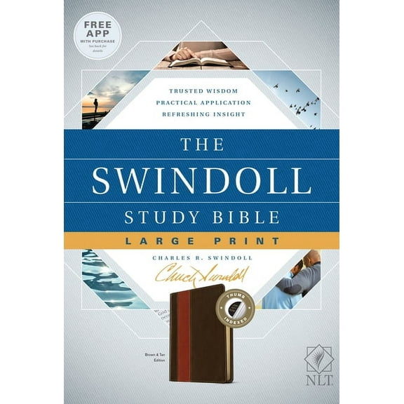 The Swindoll Study Bible NLT, Large Print (Other)