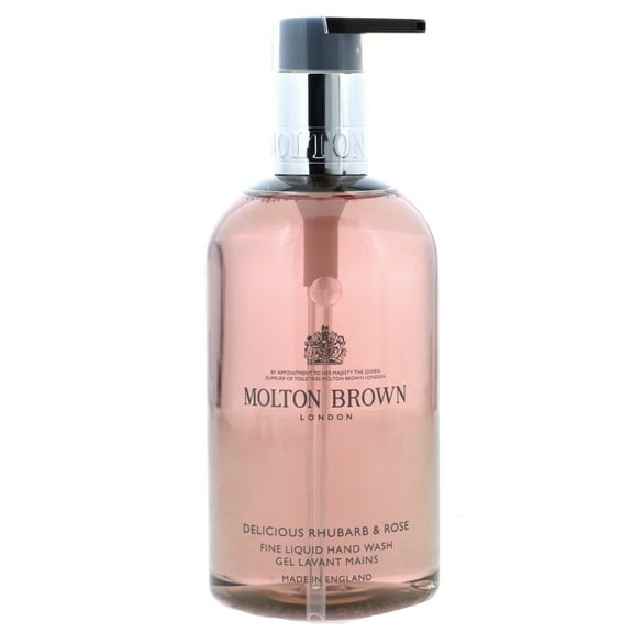 Delicious Rhubarb & Rose Fine Liquid Hand Wash by Molton Brown for Women - 10 oz Hand Wash