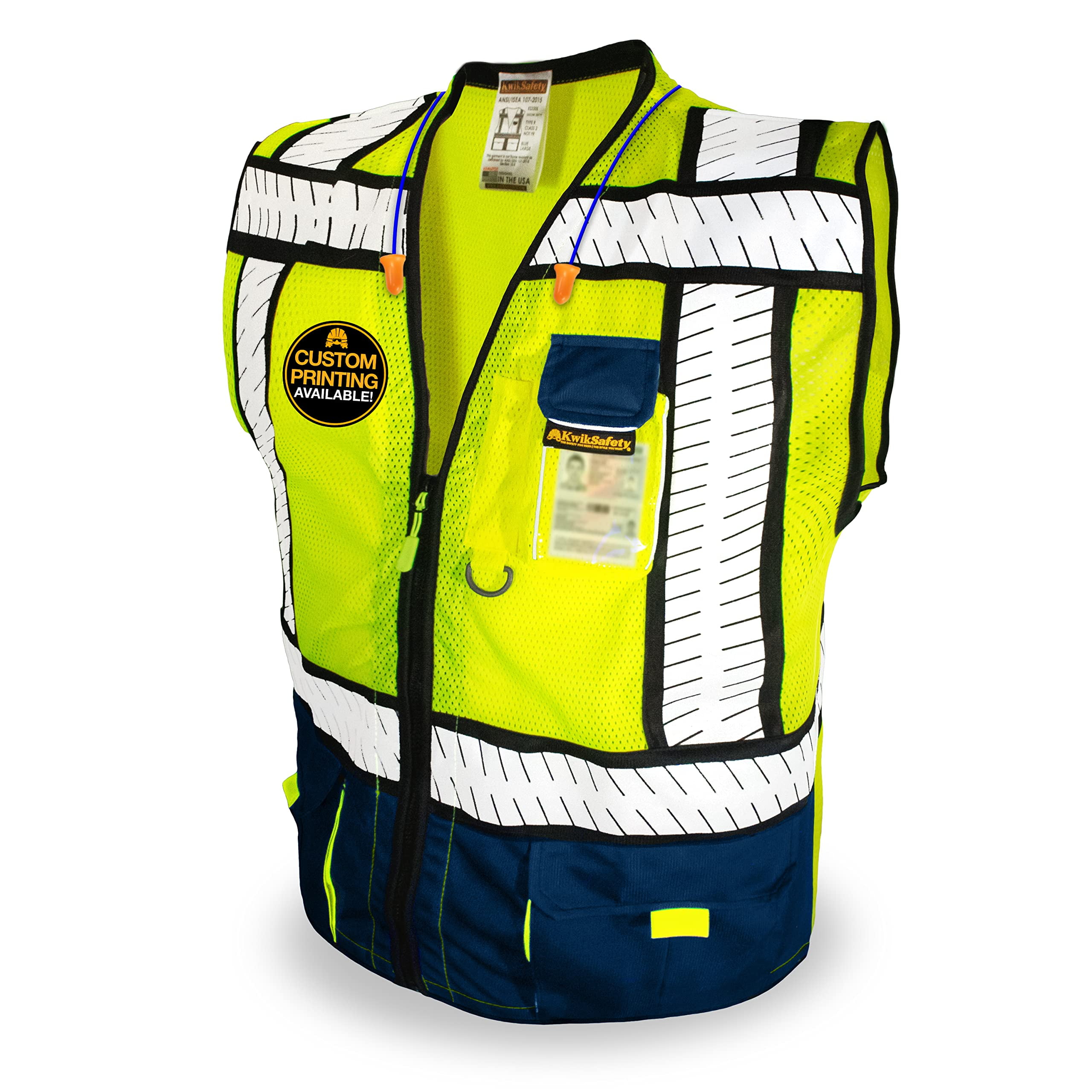 KwikSafety (Charlotte, NC) SHERIFF Safety Vest (MultiUse Pockets
