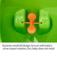 thumbnail image 5 of Green Frog-Shaped Urinal with Hook - Removable Suction Cup Training Potty for Bathroom Hygiene Easy Clean Kids' Toilet Accessory, 5 of 6
