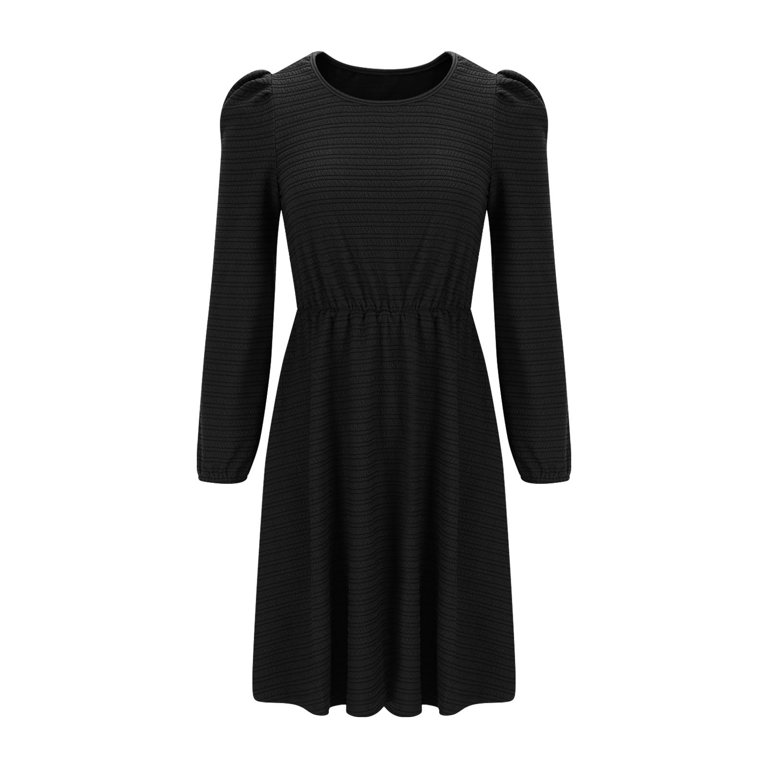 black short winter dress Amazon.com: YOXUA Women's Fall Winter Long Sleeve Boat Neck Mini Dress Slim  Fit Party Club Teacher Casual Office Dresses Black : Clothing, Shoes &  Jewelry
