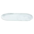 thumbnail image 2 of CIMAXIC 1pc Marble Grain Ceramic Storage Plate Bathroom Storage Plate for Home (White),9.84"X4.72"X0.71", 2 of 4