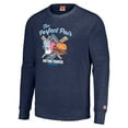 thumbnail image 2 of Unisex MLB x Guy Fieri-s Flavortown  Navy New York Yankees Tri-Blend Pullover Sweatshirt, 2 of 3