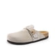 thumbnail image 1 of Zuecos sin cordones grises para mujer DREAM PAIRS con soporte para el arco, 1 of 8