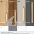 thumbnail image 3 of Amerock Balon 3-3/4 inch (96mm) Center-to-Center Champagne Bronze Cabinet Pull, 3 of 6