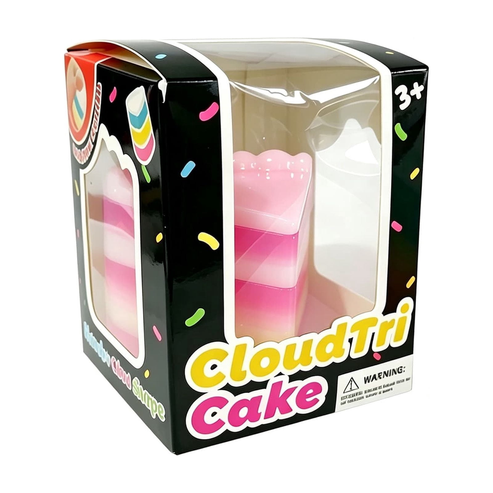 Tusihei Cake Squeeze Toys, Multi-Tiered Realistic Cake Slow Rising Fidget Squeeze, Soft Portable Stress Squeeze Ball Sensory for Party Favors Colorful
