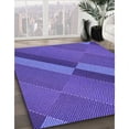 thumbnail image 3 of Ahgly Company Machine Washable Indoor Rectangle Transitional Medium Slate Blue Area Rugs, 2' x 3', 3 of 7
