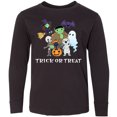 thumbnail image 3 of Inktastic Halloween Trick-or-Treat Cute Group of Monsters Long Sleeve Youth T-Shirt, 3 of 5