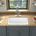 thumbnail image 5 of American Standard Delancey 30-in x 19-in Single Bowl Cast Iron Kitchen Sink in Brilliant White, 5 of 8