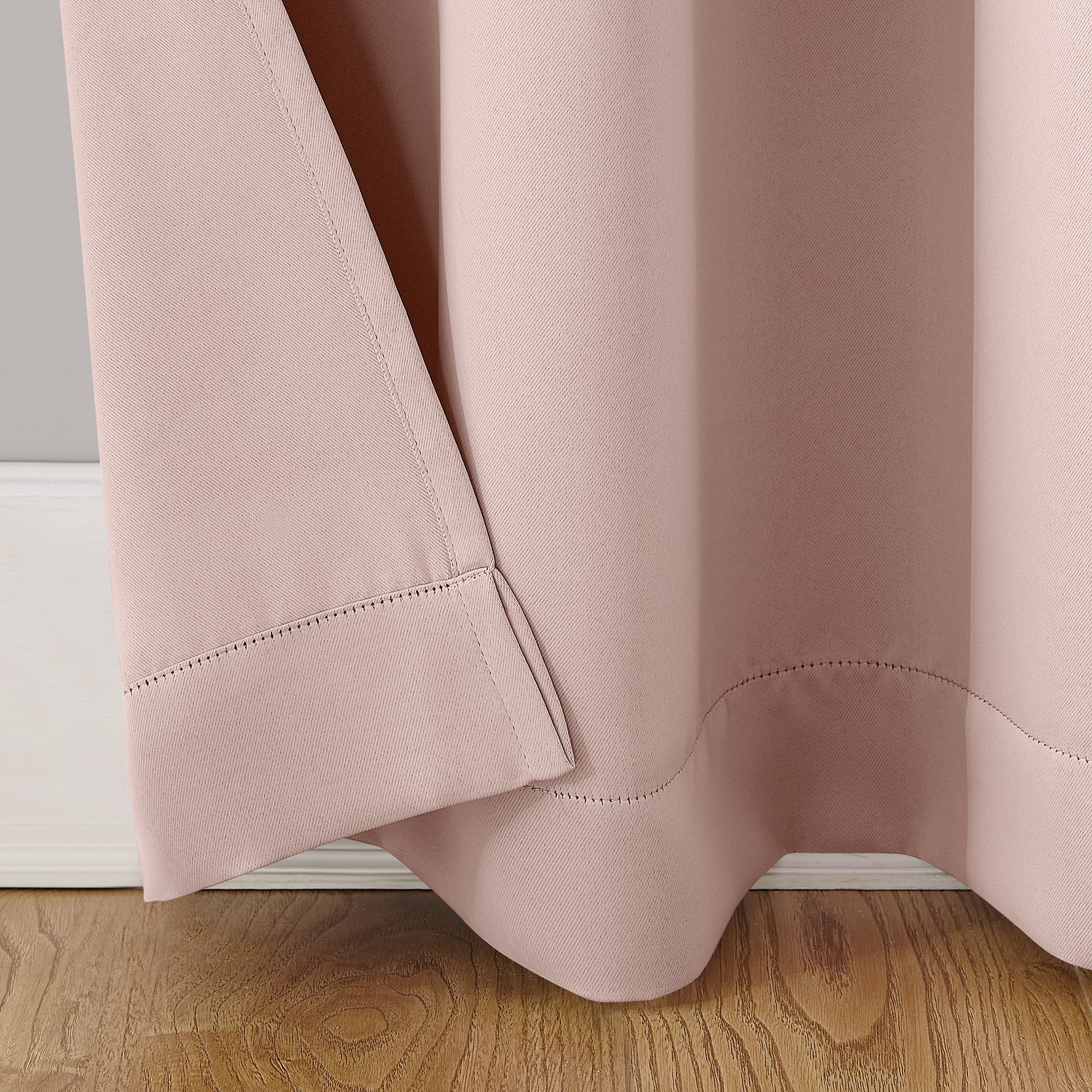 Sun Zero Solid Print Grommet Blackout Curtain Panel, 40" X 84"