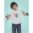 thumbnail image 2 of Robot Let's Play Long Sleeve Toddler -Image by Shutterstock,  3 Toddler, 2 of 4