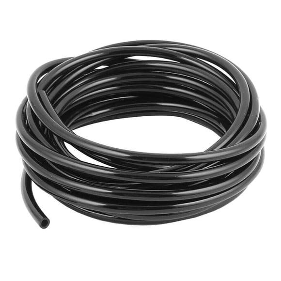 ETOPARS Tuyau de Ligne d'Air de 10 Mètres Tuyau de Compresseur Pneumatique PU Pompe à Air Polyuréthane Haute Pression Tube Pneumatique 12mm OD x 8mm ID Noir