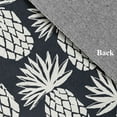thumbnail image 2 of Simply Daisy 5' Round Pineapple Pattern Chenille Rug, Shark Blue, 2 of 4