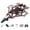 red 1 Battery, variant on FashionCha Set of 2 Remote Control Airplanes with Fixed RC Engine for Aerobatic Flights, LED Lights And Intelligent Orbital Function. Made of Shockproof PP. green 1 Battery