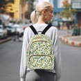 thumbnail image 7 of FORMRS Mini Backpack Purse for Women Travel Daypack Casual Shoulder Bag, Olive Leaf, 7 of 7