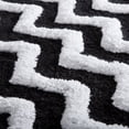 thumbnail image 5 of Lavish Home 67-0026-W 24 x 60 in. 100 Percent Cotton Chevron Bathroom Mat - White, 5 of 9