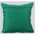 thumbnail image 3 of The HomeCentric Euro Sham, Dark Green Euro Shams Pack of 2, 26x26 inch (65x65 cm) Linen Euro Size Pillow Covers, Solid Color, Pintucks, Textured, Striped, Patchwork, - Dark Green Pintuck Block, 3 of 3