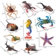 thumbnail image 2 of Figuras de animales marinos de Toy SIENON, 10 unidades, para niños, 2 of 7