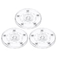 thumbnail image 1 of Organizador giratorio Lazy Susan de acrílico de 3 piezas, Plato giratorio de 3", 1 of 6