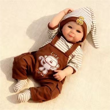 Dayoff Kids Lifelike Reborn Baby Dolls - 18 Inch Realistic Baby Doll (No Accessories) For Kids Age 3+