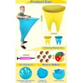 thumbnail image 2 of Natonhi 11 pcs Granny Pants Yard Game Easter Games Set, Oversized Blue & Yellow Pants With 8 Colorful Bouncy Balls & 1 Air Pump, Outdoor Tossing Games for Adults Family Easter Carnival Party, 2 of 6