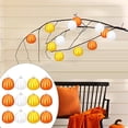 thumbnail image 2 of Clearance Under $3.8! 16PCS Mini Pumpkin Hanging Ornaments, Fall Thanksgiving Tree Decorations for Home & Party, Plastic, (One Size, J), 2 of 9