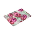thumbnail image 3 of MKHERT Abstract Rose Flowers Mandala Ornaments Doormat Rug Home Decor Floor Mat Bath Mat 30x18 inch, 3 of 3