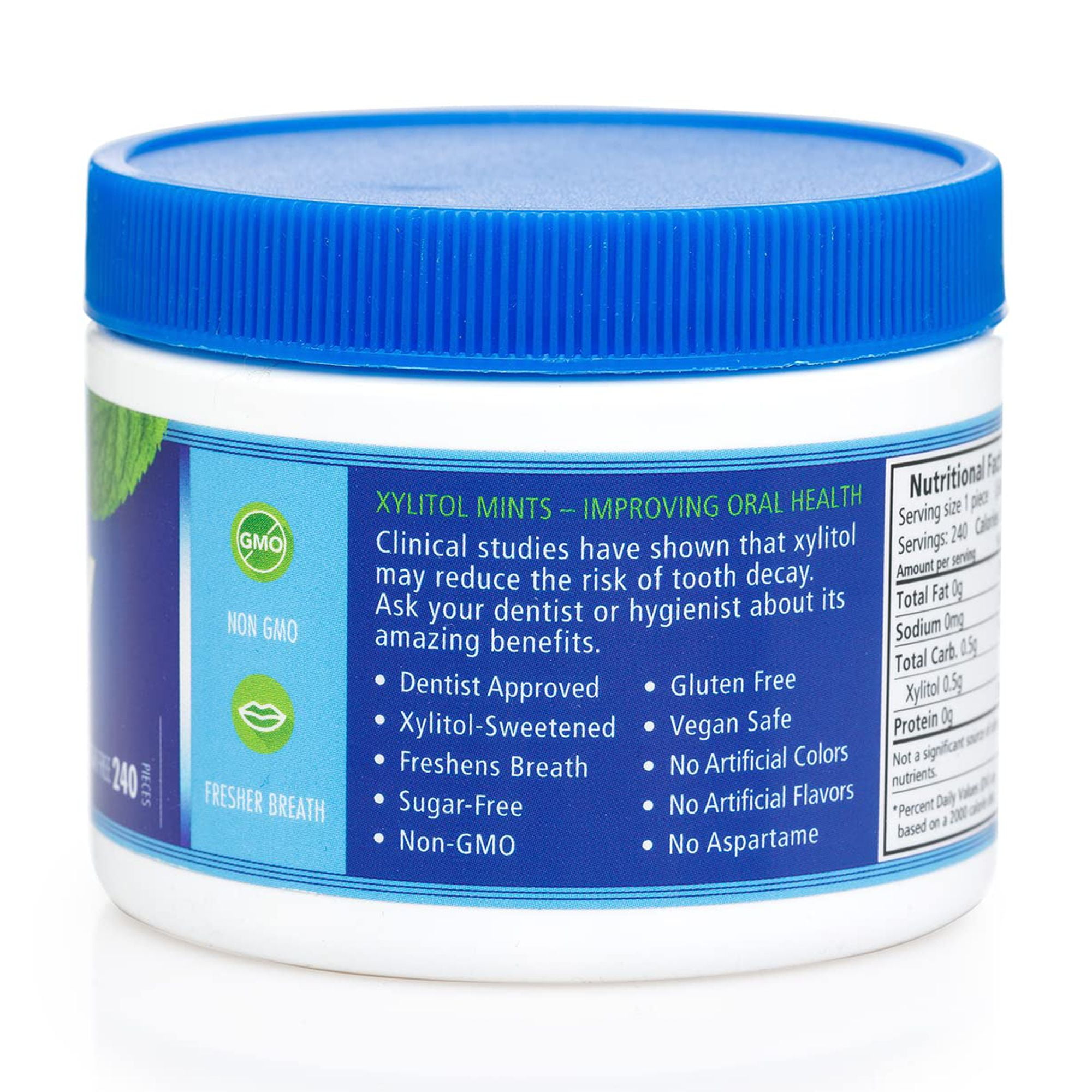 Spry, Xylitol Peppermint Mints, Sugar-Free, 240 Count - Walmart.com