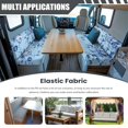 thumbnail image 3 of HELLHERO Camper Cushion Covers Comfortable, Compatible with RV Dinette Booth, RV Dining Chair Seat Covers Fit for Booth Seats Sofa, 3 of 8
