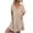 Beige Womens Summer Dress, variant on for Women Casual Summer - Women's Summer Short Sleeve V Neck T Shirt Dress Casual Loose Swing Dress Backless Flowy Sundress with Pockets
