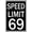 black, variant on Speed Limit 2 Sign Funny Metal Tin Signs Vintage Speed Limit Signs 8x12 Inch
