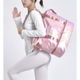 thumbnail image 3 of WIZUTIZ Ladies Fashion Dry Wet Separation Large Capacity Portable Travel Bag Satchel Luggage Bag for Women Womens Handbags Large Solid Bags Waterproof Durable Bag 1 PC Pink, 3 of 6
