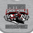 thumbnail image 4 of Inktastic Future Snowmobile Champion Boys or Girls Baby Bib, 4 of 4