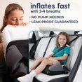 thumbnail image 4 of Asiento elevador inflable portátil Hiccapop UberBoost negro, 4 of 7