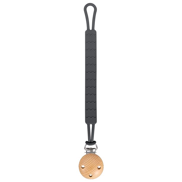 Cadena anticaída para chupete de bebé, juguete de goma para dientes para niños, cadena anticaída, cadena para chupete integrada de silicona de grado alimenticio