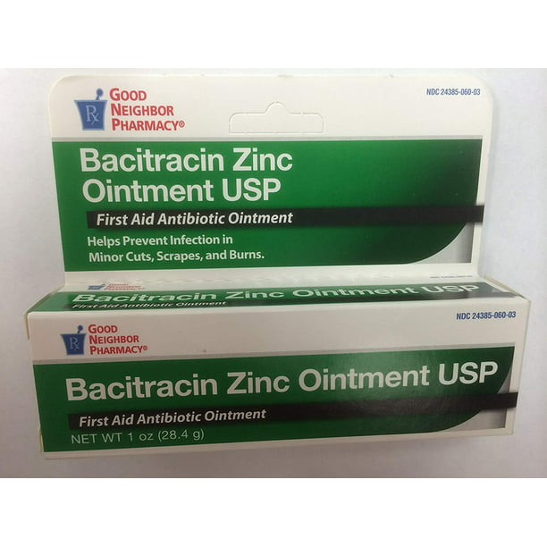 Bacitracin Zinc First Aid Antibiotic Ointment 1 Oz - Walmart.com ...