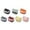 All 7 Colors, variant on Genuine Leather Mini Jewelry Travel Case, Small Vintage Jewelry Box Leather, Coin Purse Jewelry Box with Kiss Lock Mini Jewelry Box for Women for Earring Ring Bracelet