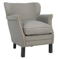 thumbnail image 3 of SAFAVIEH Jenny Arm Chair With Silver Nail Head Royal Blue, 3 of 7