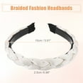 thumbnail image 5 of Unique Bargains Thick Braided Headbands Non-slip Fashion Headbands Twisted Braid Knotted Hair Hoop for Women Beige, 5 of 7